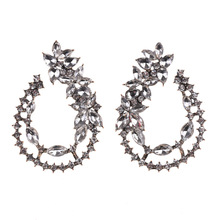 Fashion Glass Water Drop Earrings For Women Charm Bohemian Dangle Earrings Wedding Party Girl Gifts Jewelry 2024 - buy cheap
