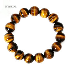 KYSZDL High quality Tiger Eye Love Buddha Bracelets & Bangles Trendy Natural Stone Bracelet For Women Famous Brand Men Jewelry 2024 - buy cheap