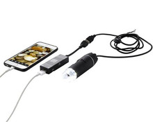 Microscópio móvel para endoscópio, para celulares iso e android zoom 1-500x, focal contínuo, usb 2024 - compre barato