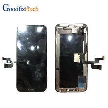 ЖК-экран для iPhone XS, сенсорный дигитайзер, панель в сборе, запасная часть для iPhone XS, ЖК-дисплей без битых пикселей AMOLED OEM 2024 - купить недорого
