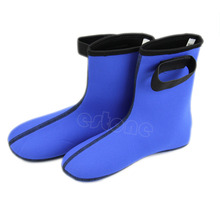 1 пара, ботинки для дайвинга из неопрена, черные/синие носки для плавания с аквалангом и сноркелингом, носки для дайвинга 2024 - купить недорого