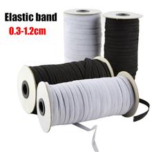 Elastic Band Rope White Heavy Stretch Knit Elastic Spool For Clothing Sewing Fabric Sewing Accessories Rubber Band 2024 - buy cheap