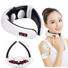 Electric Pulse muscle Neck Massager Back Cervical Vertebra Impulse Massage Acupuncture Magnetic Therapy Relief Pain patch tools 2024 - buy cheap