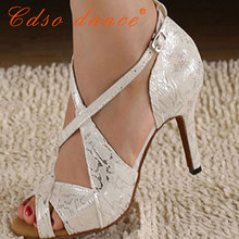 Cdso dance Women's Latin dance shoes wholesale Spot Salsa Party Square dance shoes High heels 8.5cm 2024 - buy cheap