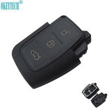 OkeyTech-carcasa para llave de coche, carcasa para mando a distancia de 3 botones, Fob, para Ford Fiesta Focus 2 Ecosport, Kuga, Escape, envío gratis 2024 - compra barato