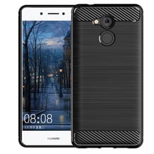 Funda de absorción de choque suave TPU Anti arañazos de fibra de carbono funda Original para Huawei Honor 6C/Enjoy 6s fundas 2024 - compra barato