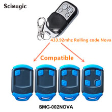 100% Clone Garage Centurion NOVA Blue Gate/Garage Door remote control 433.92mhz rolling code NOVA remote control for gate 2024 - buy cheap