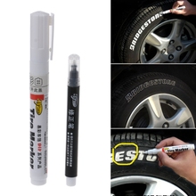 Rotulador permanente para neumáticos de coche y neumático para motocicleta, 1 Juego de Color blanco 2024 - compra barato