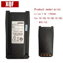 Bateria original bl1703 li-on 7.4v 1700mah, para rádio hytera hyt moda 2024 - compre barato