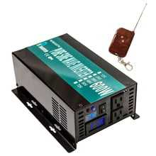 600W Solar Panel Inverter 12V 220V Pure Sine Wave Power Inverter DC to AC Voltage Converter 12V/24V/48V to 120V/230V/240V Remote 2024 - buy cheap