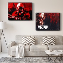 Metro 2033 medo o futuro posters e cópias da arte da parede pintura em tela para sala de estar decoração casa sem moldura quadros 2024 - compre barato