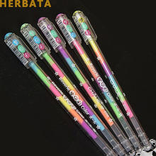 Free shipping 1pc/lot Cute Cartoon Gel Pen Watercolor Water Chalk Pen for Black Board Scrapbooking Korean Stationery CL-1009 2024 - buy cheap