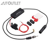 Autoutlet para 3 em 1 dab + am fm antena do carro divisor aéreo amplificador de sinal de rádio amplificador reforço fortalecer ANT-208PLUS 2024 - compre barato