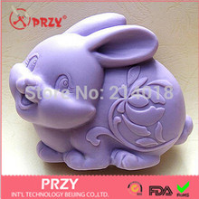 Venda quente coelho do zodíaco modelagem de sabão de silicone molde de decoração de bolo molde de sabão artesanal não s382 2024 - compre barato