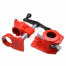 3/4 1/2 Inch Wood Gluing Pipe Clamp Set Heavy Duty Pipe Clamp Woodworking Cast Fixture Carpenter Tools High Quality 2024 - buy cheap