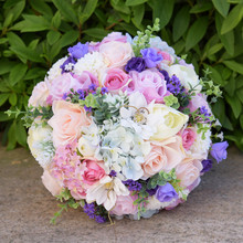 Ramo romántico para boda hecho a mano, hojas verdes rosas de simulación, dama de honor, novia, flores de colores, 2021 2024 - compra barato