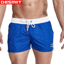 Desmiit-maiô boxer roupa de banho masculina, sunga leve de nylon, roupa de praia plus size 2024 - compre barato