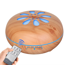 550ml New Remote Control Aroma Diffuser Ultrasonic Air Humidifier With 7 Colors LED Light Aromatherapy Essential Oil Diffuser 2024 - buy cheap