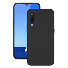 Capa de silicone para celulares xiaomi9 xiomi 9se, cores sólidas e doces, amarela, fina, tpu, capa traseira, para xiaomi mi 9 mi9 se 2024 - compre barato