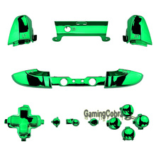 EXtremeRate-Botones de repuesto para Xbox One S One X, Mando de juego completo, dirección verde cromado, piezas de repuesto, modelo 1708 2024 - compra barato
