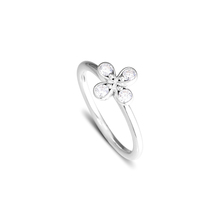 CKK Ring Four-Petal Flower Silver Rings For Women Men Anel Feminino 100% 925 Jewelry Sterling Silver Anillos Wedding 2024 - buy cheap