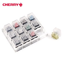 12 Cherry MX Switches Keyboard Tester Kit Clear Keycaps Sampler PCB Mechanical Keyboard Translucent Keycaps Testing Tool o-ring 2024 - buy cheap