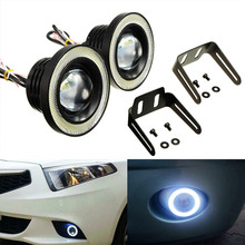 2pcs COB LED Fog Light Lamp 3.5 Inch 10W Projector Angel Eyes Durable For Car Driving XR657 2024 - buy cheap