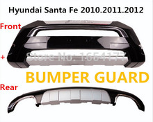 Protetor de para-choque dianteiro + placa de para-choque traseiro para hyundai santa fe 2010.2011.2012 2024 - compre barato