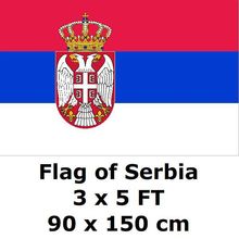 Флаг сербии 3 'x 5' FT 100D полиэстер 2016 Еврокубок сербские флаги и баннер со страной Национальный флаг 2024 - купить недорого