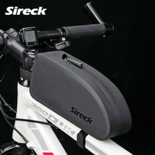 Sireck bolsa de bicicleta de nylon, bolsa à prova d'água de 2 cores para mtb, bolsa de ciclismo, acessório de ferramentas 2024 - compre barato