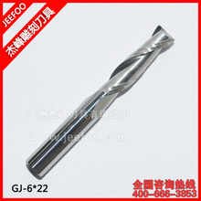 6*22mm Three Flutes Cutters, Wood Cutting Tools, Carbide End Millinging Tools CNC for Carving Acrylic, PVC, MDF 2024 - buy cheap