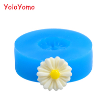 H149YL 12.8mm Mini Daisy Flower Silicone Mold - Fondant, Cupcake Topper, Clay, Resin, Gum Paste, Candy, Scrapbooking, Chocolate 2024 - buy cheap