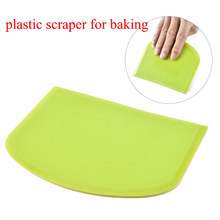 BEEMSK 1PCS baking tools PP plastic scraper cake cream scraper batter scraper face cutter 2024 - buy cheap