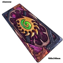hearth stone mats 900x300x3mm anime gaming mouse pad big keyboard mousepad desk notebook gamer accessories padmouse mat 2024 - buy cheap