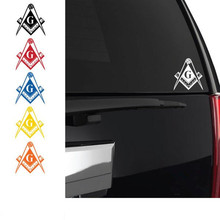 Freemason Logo Car Sticker Wall Sticker PS4 Symbol Templar Masonic Wall Decal Custom Vinyl Art Stickers T180749 2024 - buy cheap