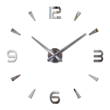 New wall clock quartz living room diy clocks modern design watch horloge murale Acrylic mirror 3d stickers 2024 - buy cheap