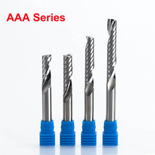 AAA High Quality Single Flute Spiral Cutter 3A TOP CNC Router Bits for Wood Acrylic PVC MDF End Mill Carbide Milling Cutters 2024 - buy cheap