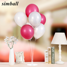 1 Set Balloons Column Stand Clear Plastic Balloon Stick Birthday Party Wedding Decor Kids Favorite Gift Balloon Table Stand Base 2024 - buy cheap