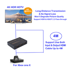 3 в 1 из HDR HDMI переключатель с пультом дистанционного управления HDCP 2,2 3x1 HDMI переключатель с пультом дистанционного управления 4K 60Hz HDMI переключатель HDMI концентратор коробка 3 Порты и разъёмы HDMI коммутатор для PS4 Pro 2024 - купить недорого