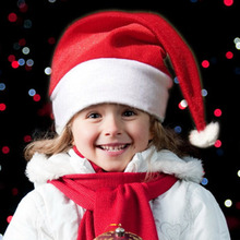 20PCS/Lot Adult Kids Christmas Hat Navidad Cap Christmas Party Santa Hats Red And White Cap Christmas Hat For Santa Claus 2024 - buy cheap