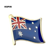 Pin de bandera de Australia para collar con colgante, 300 Uds. a broche de lote, KS-0021 de iconos 2024 - compra barato