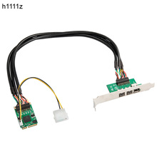 Mini PCI-E para Cartão IEEE 1394 Controlador 1 Porta Portas Firewire 1394A e 2 1394B para Câmera Digital DV Disco unidades de disco Removível 2024 - compre barato