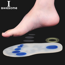 100% Medical Silicone Shoe Insoles for Men Women Heel Cushion Invisibility Pain Relief Foot Insoles Support For Metatarsal Pads 2024 - buy cheap