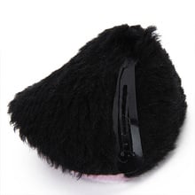 Black Cat Ear DIY Hair Clip Pin Goth Costume for Halloween Fancy Dress Anime Party ee 2024 - buy cheap