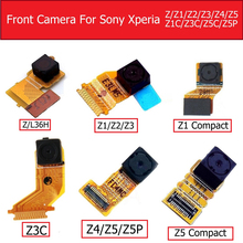 Небольшой модуль фронтальной камеры для Sony Xperia Z L36H/Z1 L39h/Z2/Z3/Z4/Z5/Z1 mini/Z3C/Z5C/Z5 Premium гибкий кабель для камеры 2024 - купить недорого