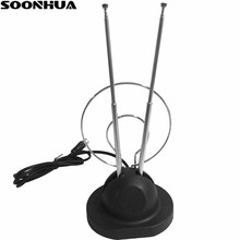 SOONHUA 30 Miles Indoor 4K HD Digital TV Antenna Freeview HDTV Antenna Aerial Booster Satellite Receiver For DVB-T HDTV Box 2024 - buy cheap