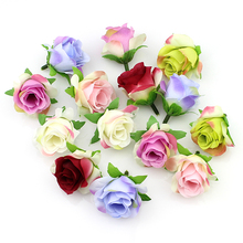 Artificial Silk Flowers Rose Head Diy Flower Ball festival home Wedding Decoration Accessories 50pcs/lot 2024 - buy cheap