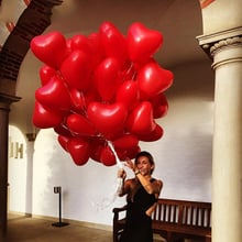 10pcs Romantic 10Inch Love Heart red Latex Helium Balloons Wedding Decoration Globos Valentines Day Happy Birthday Party Ballon 2024 - buy cheap