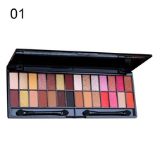 Paleta de sombras de ojos, 28 colores, pigmento mate, brillo, paleta de maquillaje Natural, larga duración 2024 - compra barato