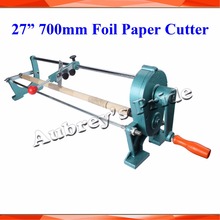 Brand New 27inch 70CM Manual Gold Foil Slitter Cutter Hot Stamping Gilded Foil Paper PU Vinyl Cutting Machine 2024 - buy cheap